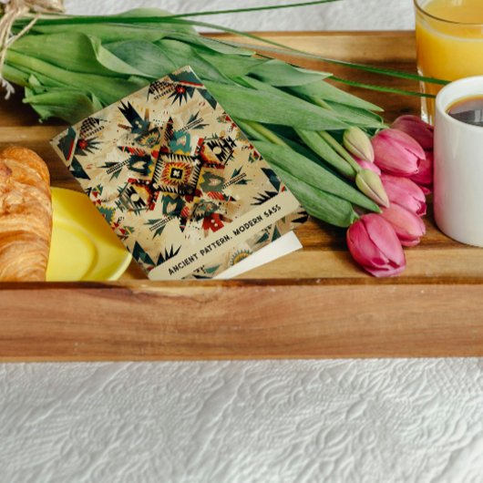 Remerciements Carte de Motif de la tribu d'art ethnique des Amér