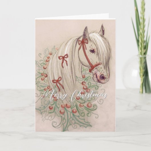 Remerciements Carte de Noël (Devant)