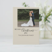 Remerciements Carte de Noël (Debout devant)