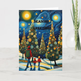 Remerciements Carte de Noël 130