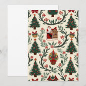 Remerciements Carte de Noël (5*7) (Devant / Derrière)