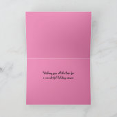 Remerciements Carte de Noël 7 x 5" avec M. Bickles (Intérieur)