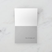 Remerciements Carte de Noël à une personne (Intérieur)