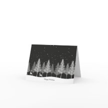 Carte de Noël avec rennes