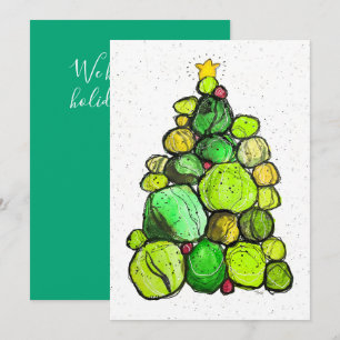 Remerciements Carte de Noël Cairn de vacances