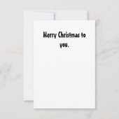 Remerciements Carte de Noël Casse-Noisette (Dos)