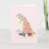 Remerciements Carte de Noël Catmus Tree (Devant)