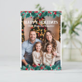 Remerciements Carte de Noël de la chemise frontalière (Debout devant)