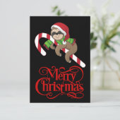 Remerciements Carte de Noël de Noël (Debout devant)