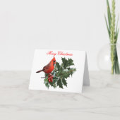 Remerciements Carte de Noël du cardinal Holly (Devant)