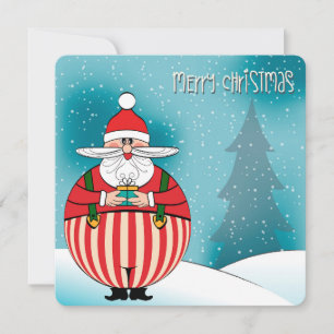 Remerciements Carte de Noël du Père Noël