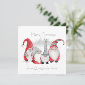 Remerciements Carte de Noël Gnomie (Debout devant)