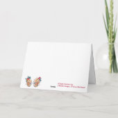 Remerciements Carte de Noël Hawaii Surf Board (Dos)