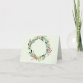 Remerciements Carte de Noël joyeuse (Devant)