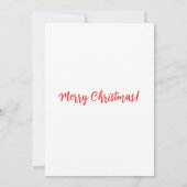 Remerciements Carte de Noël joyeux (Dos)