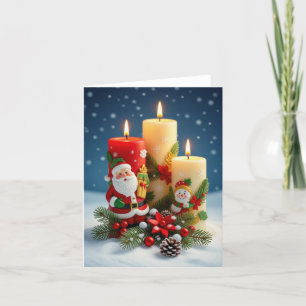 Remerciements Carte de Noël, joyeux carte de Noël, Noël ca