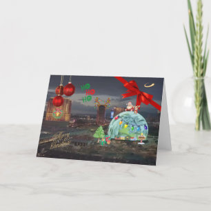 Remerciements Carte de Noël Las Vegas