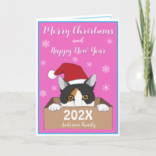 Remerciements Carte de Noël Little Kitty