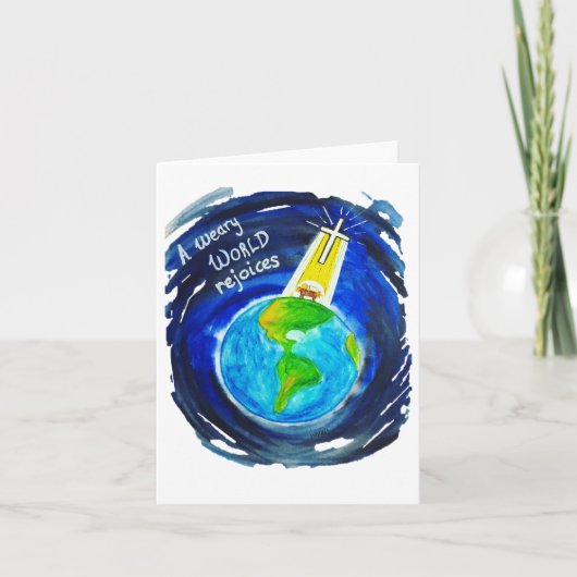 Remerciements Carte de Noël "O Holy Night" (Devant)