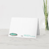 Remerciements Carte de Noël Père Noël hawaïenne (Dos)