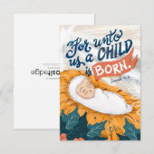 Remerciements Carte de Noël Pour Nous (Devant / Derrière)