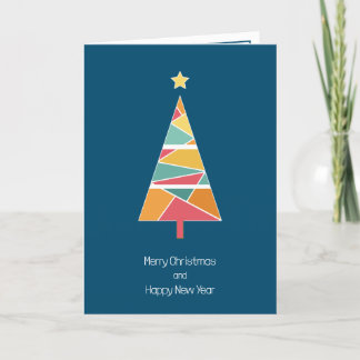 Remerciements Carte de Noël sapin de Noël minime
