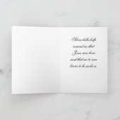 Remerciements Carte de Noël Silver Bells (Intérieur)