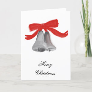 Remerciements Carte de Noël Silver Bells