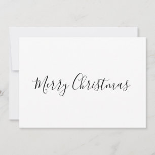 Remerciements Carte de Noël SIMPLE MINIMALE
