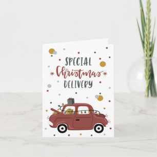 Remerciements Carte de Noël spéciale