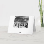 Remerciements Carte de Noël Vintage (Dos)