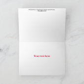 Remerciements Carte de Noël Vintage (Intérieur)