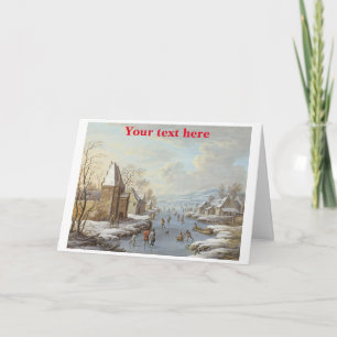 Remerciements Carte de Noël Vintage