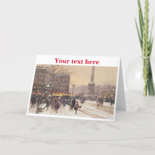 Remerciements Carte de Noël Vintage