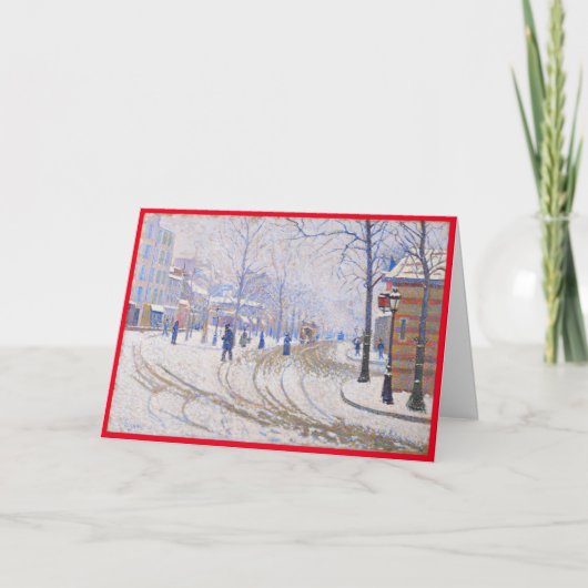 Remerciements Carte de Noël Vintage (Devant)