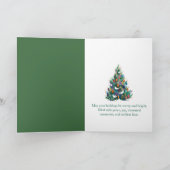 Remerciements Carte de Noël Whimsical avec conception de papier  (Intérieur)