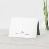 Remerciements Carte de Noël Whimsical avec conception de papier  (Dos)