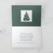 Remerciements Carte de Noël Whimsical avec conception de papier  (Intérieur)