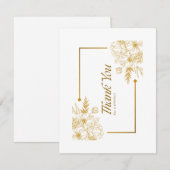 REMERCIEMENTS CARTE DE NOTE (Devant / Derrière)