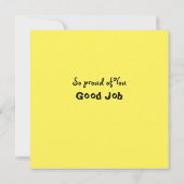 Remerciements Carte de note Abeilles occupées (Dos)