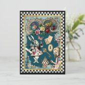 Remerciements Carte de note Alice in Wonderland (Debout devant)