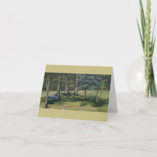 Remerciements Carte de note Arative Blue Hammock