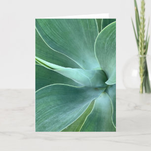Remerciements Carte de note blanche Agave