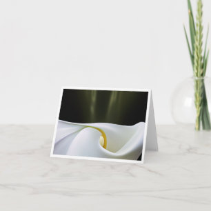 Remerciements Carte de note Calla Porcelaine