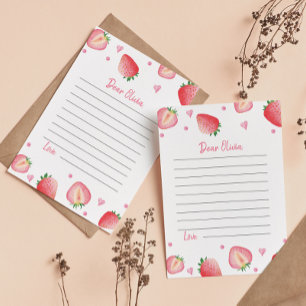 Remerciements Carte de note capsule temporelle Berry Sweet