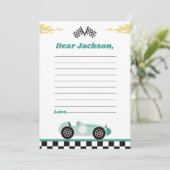 Remerciements Carte de note capsule temporelle pour fête d'anniv (Debout devant)