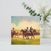 Remerciements Carte de note carré (Debout devant)