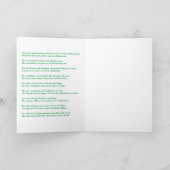 Remerciements Carte de note climatique Nature (Intérieur)