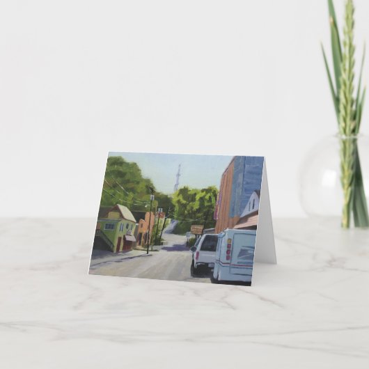 Remerciements Carte de note d'art Icehouse Townscape (Devant)