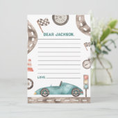 Remerciements Carte de note de capsule temporelle d'anniversaire (Debout devant)